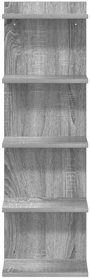Sieninė lentyna Pilka Sonoma 30 x 15 x 100 cm Apdirbta mediena