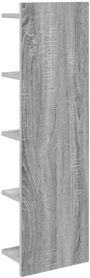 Sieninė lentyna Pilka Sonoma 30 x 15 x 100 cm Apdirbta mediena