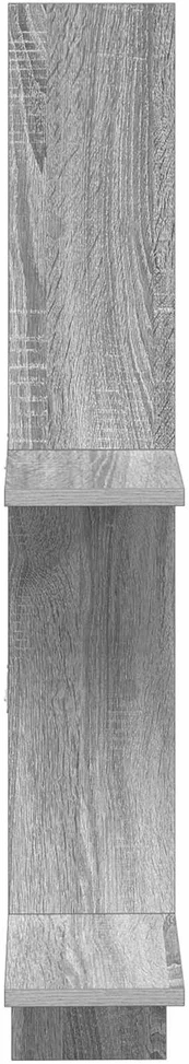 Sieninė lentyna Pilka Sonoma 61 x 15 x 102 cm Apdirbta mediena