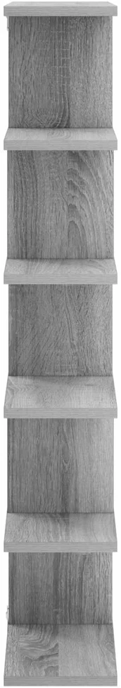 Sieninė lentyna Pilka Sonoma 70 x 17 x 101 cm Apdirbta mediena