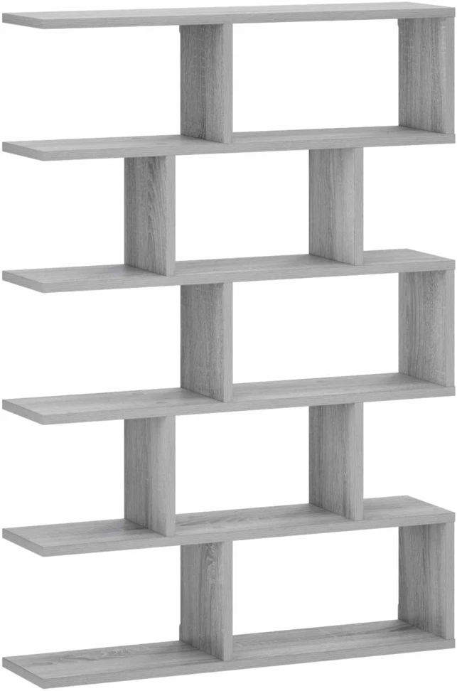 Sieninė lentyna Pilka Sonoma 70 x 17 x 101 cm Apdirbta mediena