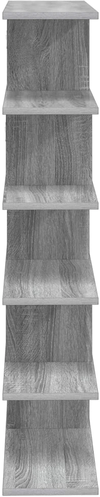 Sieninė lentyna Pilka Sonoma 70 x 20 x 100 cm Apdirbta mediena