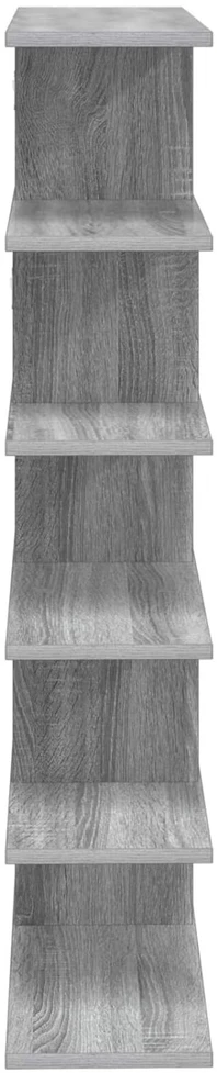 Sieninė lentyna Pilka Sonoma 70 x 20 x 100 cm Apdirbta mediena