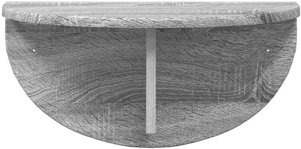 Sieninė lentyna Sieninis Pilkas Sonoma 48 x 24 x 24 cm