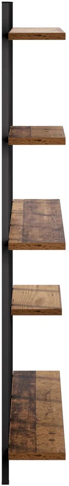 Sieninė lentyna Sendintos medienos 102 x 13.5 x 102.5 cm