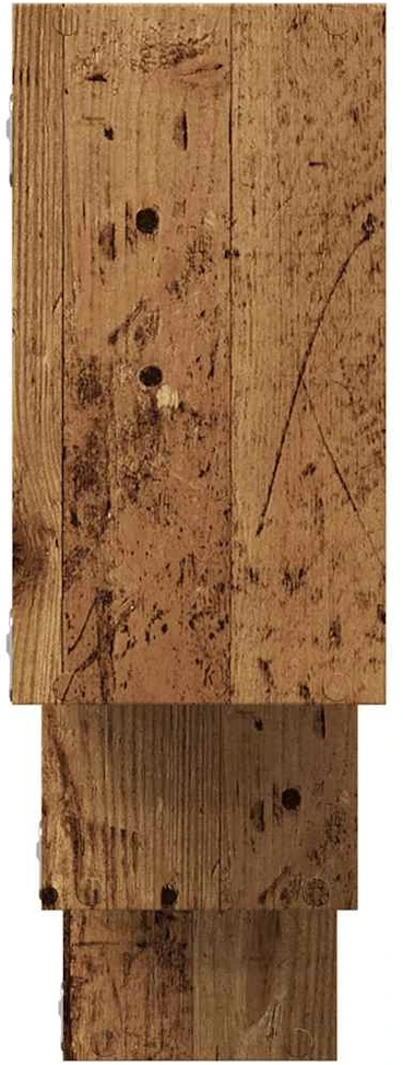 Sieninė lentyna, sendintos medienos, 159x18x66cm, mediena