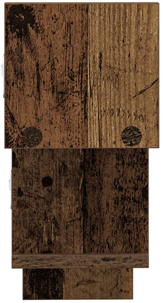 Sieninė lentyna Sendintos medienos 48 x 15 x 42 cm