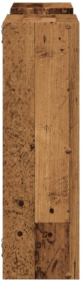 Sieninė lentyna, sendintos medienos, 96x18x60cm, mediena