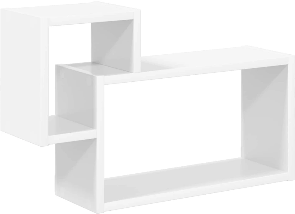 Sieninė lentyna Sieninis Balta 55 x 15 x 35 cm Apdirbta mediena