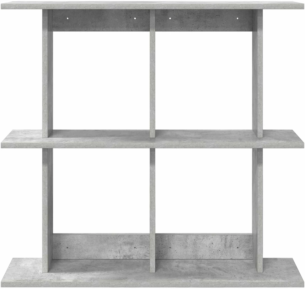 Sieninė lentyna Sieninis Betono pilka 100 x 20 x 75 cm