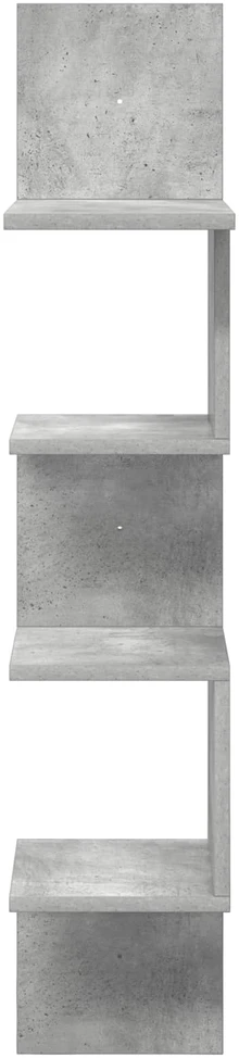 Sieninė lentyna Sieninis Betono pilka 32 x 21 x 107 cm