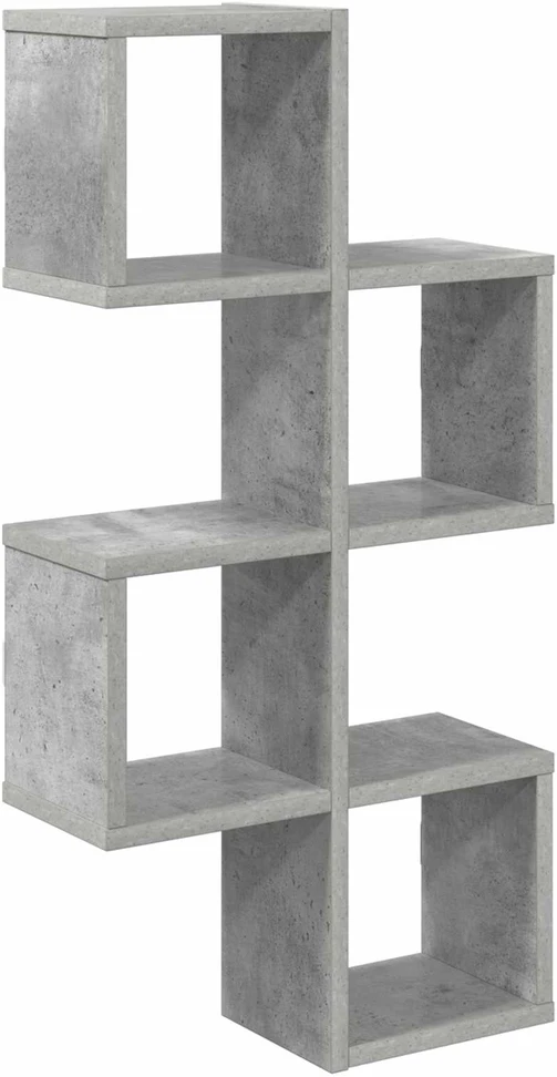 Sieninė lentyna Sieninis Betono pilka 39 x 15 x 76 cm