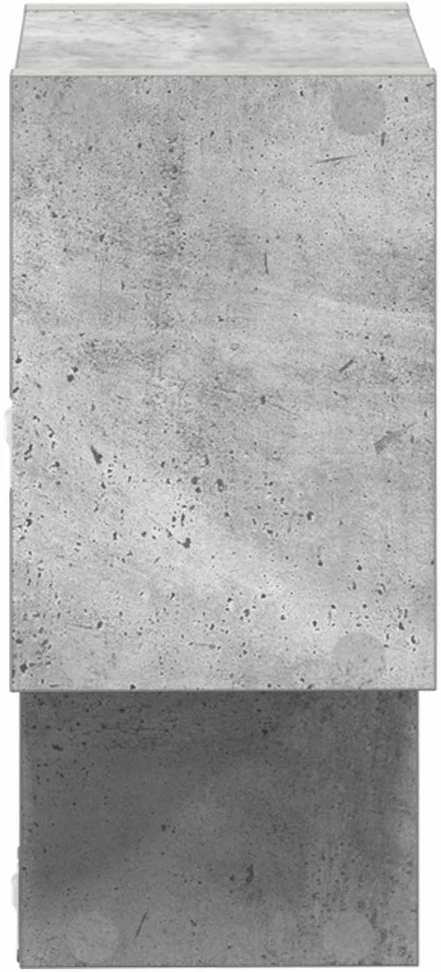 Sieninė lentyna Sieninis Betono pilka 55 x 15 x 35 cm