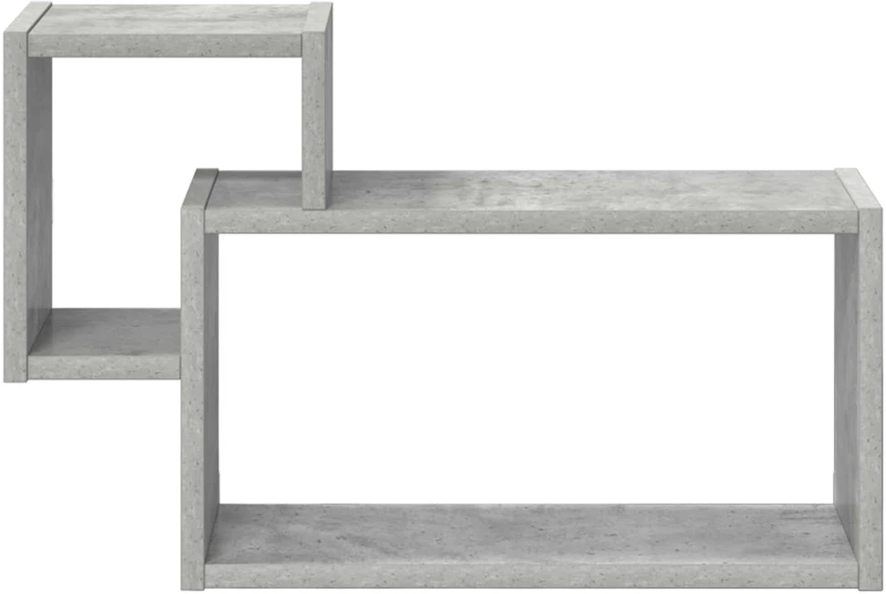 Sieninė lentyna Sieninis Betono pilka 55 x 15 x 35 cm