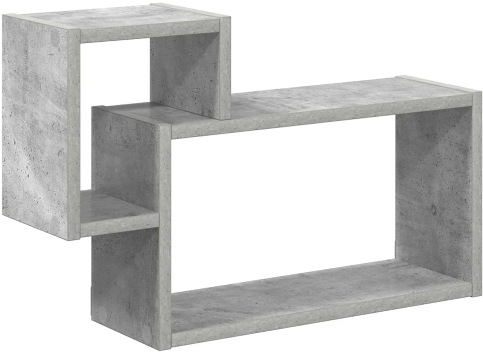 Sieninė lentyna Sieninis Betono pilka 55 x 15 x 35 cm