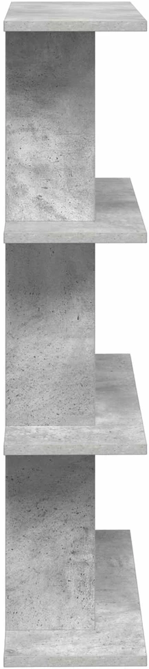 Sieninė lentyna Sieninis Betono pilka 56 x 20 x 90 cm