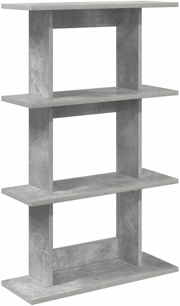 Sieninė lentyna Sieninis Betono pilka 56 x 20 x 90 cm