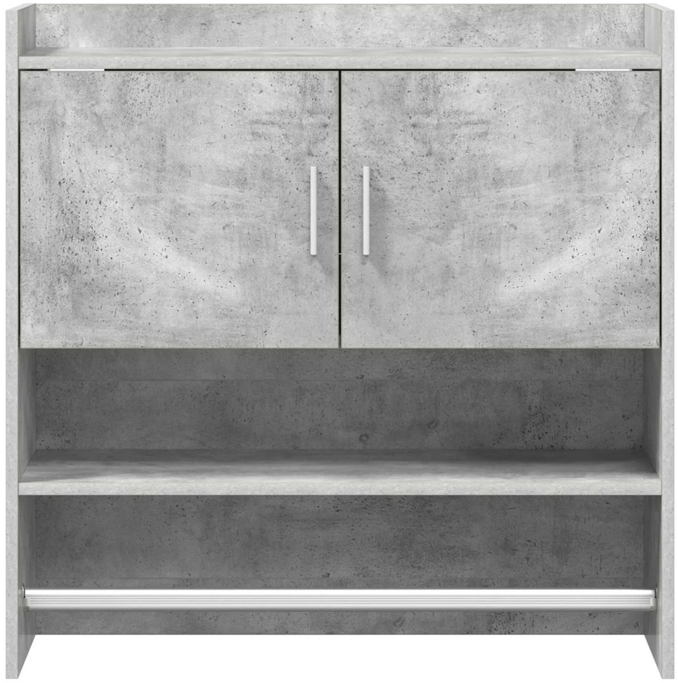 Sieninė lentyna Sieninis Betono pilka 80 x 36 x 80 cm