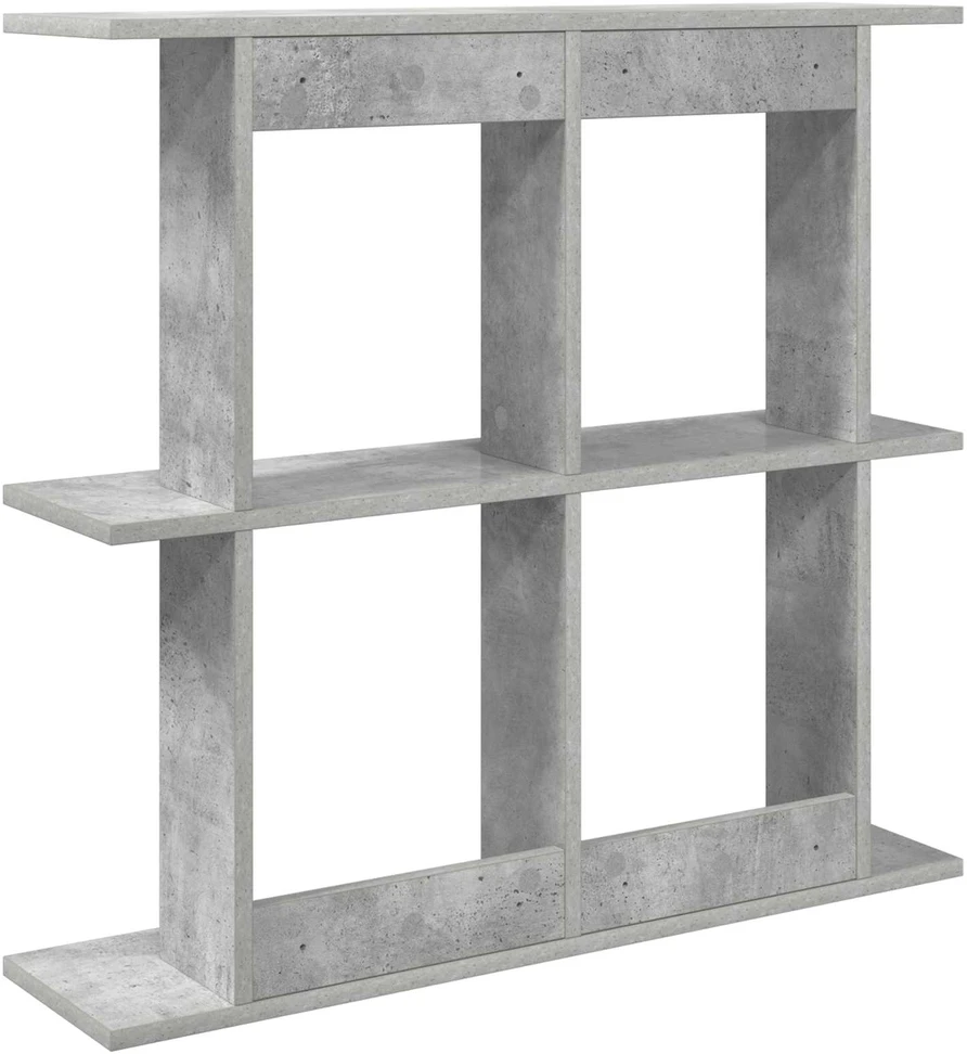 Sieninė lentyna Sieninis Betono pilka 80 x 20 x 75 cm