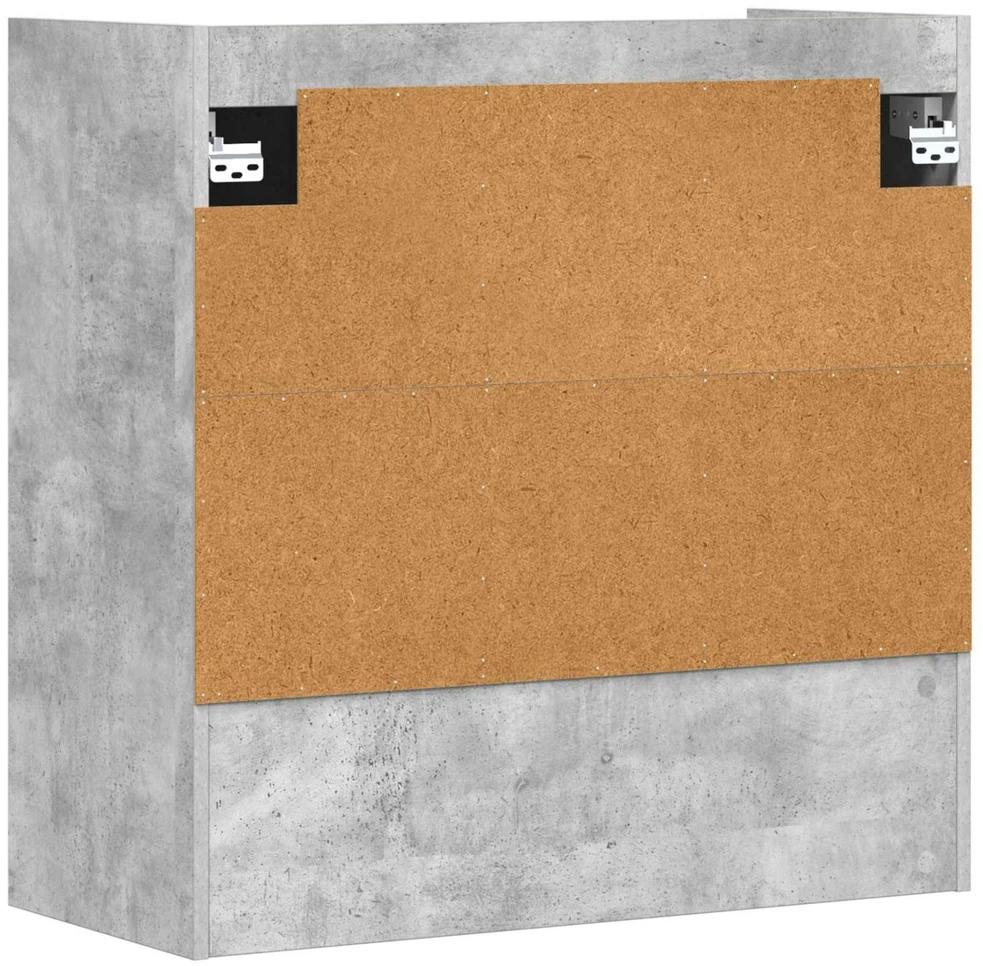 Sieninė lentyna Sieninis Betono pilka 80 x 36 x 80 cm