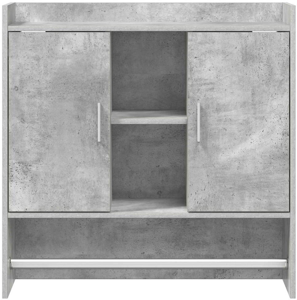 Sieninė lentyna Sieninis Betono pilka 80 x 36 x 80 cm