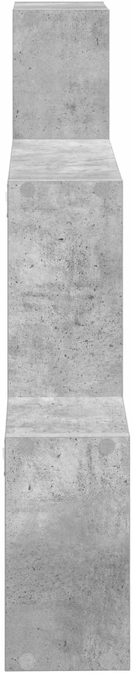 Sieninė lentyna Sieninis Betono pilka 91,5 x 15 x 76 cm
