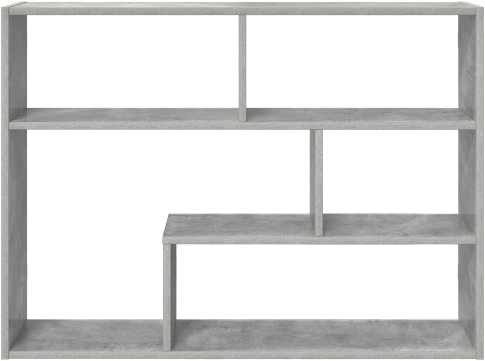 Sieninė lentyna Sieninis Betono pilka 95 x 20 x 69,5 cm