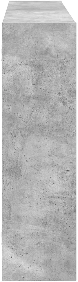Sieninė lentyna Sieninis Betono pilka 95 x 20 x 69,5 cm
