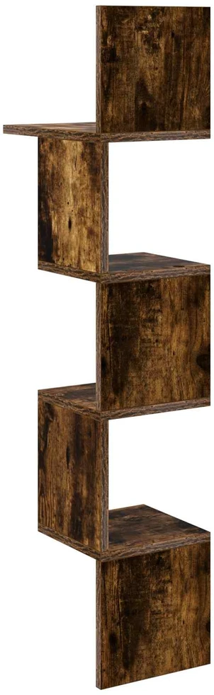 Sieninė lentyna Sieninis Dūminio ąžuolo 32 x 21 x 107 cm