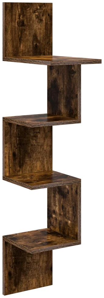Sieninė lentyna Sieninis Dūminio ąžuolo 32 x 21 x 107 cm