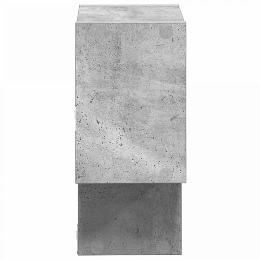 Sieninė lentyna Sieninis Betono pilka 55 x 15 x 35 cm