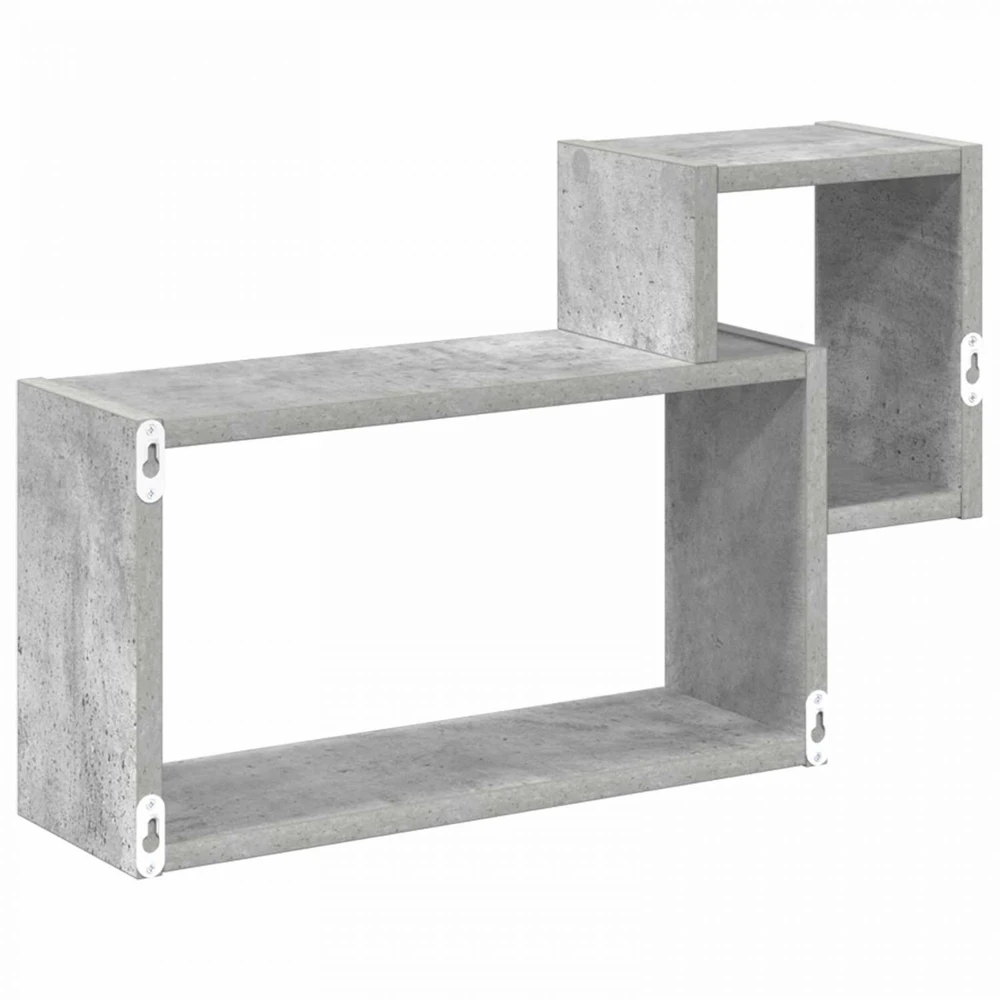 Sieninė lentyna Sieninis Betono pilka 55 x 15 x 35 cm