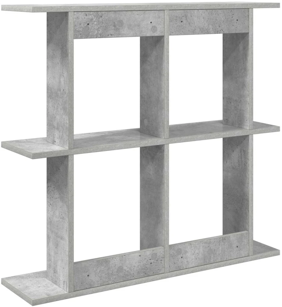 Sieninė lentyna Sieninis Betono pilka 80 x 20 x 75 cm