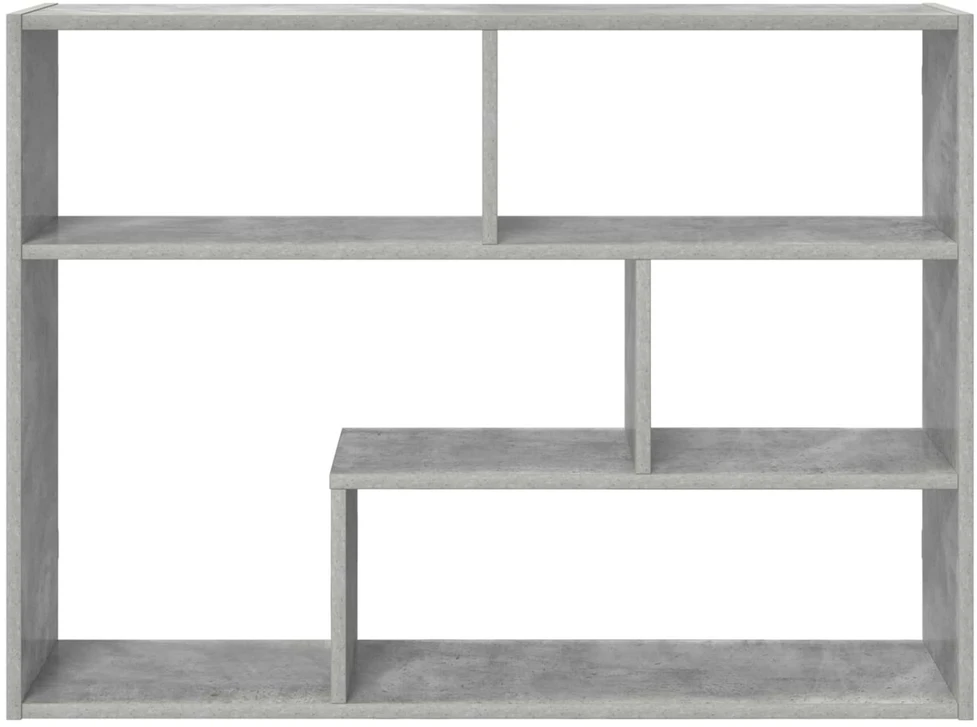Sieninė lentyna Sieninis Betono pilka 95 x 20 x 69,5 cm