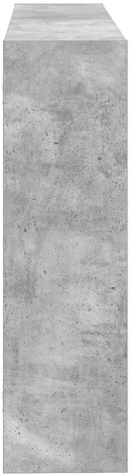 Sieninė lentyna Sieninis Betono pilka 95 x 20 x 69,5 cm