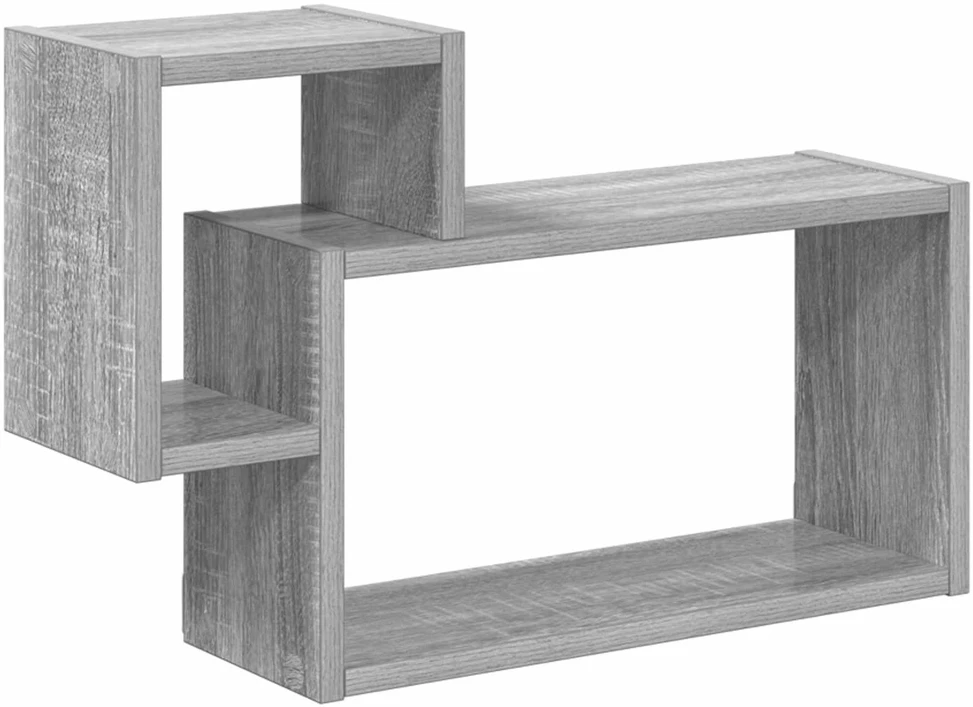 Sieninė lentyna Sieninis Pilka Sonoma 55 x 15 x 35 cm