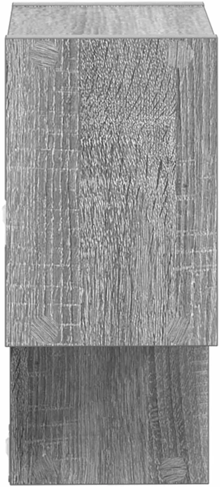 Sieninė lentyna Sieninis Pilka Sonoma 55 x 15 x 35 cm