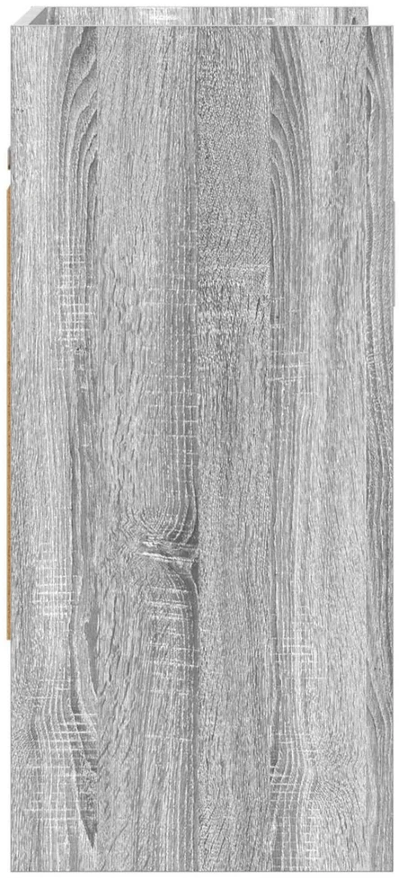 Sieninė lentyna Sieninis Pilka Sonoma 80 x 36 x 80 cm