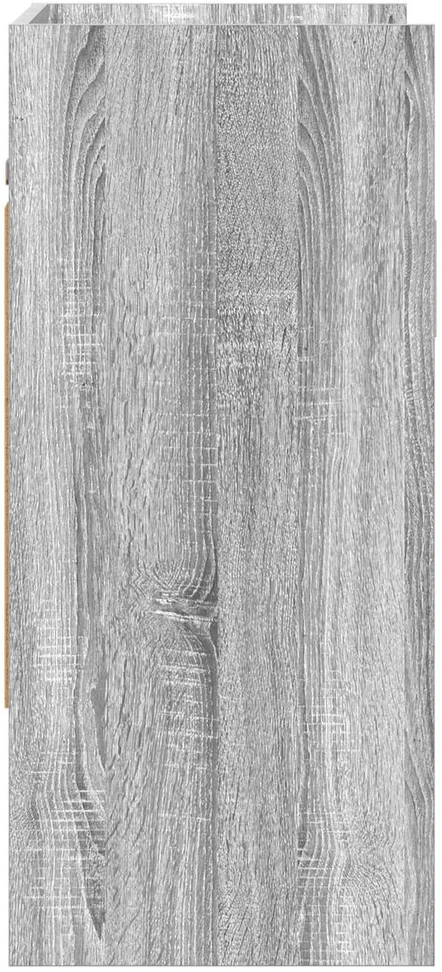 Sieninė lentyna Sieninis Pilka Sonoma 80 x 36 x 80 cm