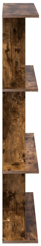 Sieninė lentyna Dūminio ąžuolo 100 x 20 x 126 cm