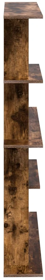 Sieninė lentyna Dūminio ąžuolo 102 x 20 x 130 cm