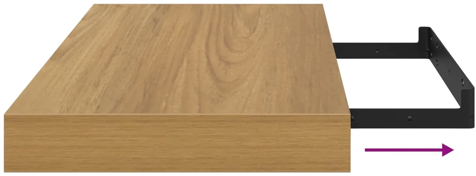 Sieninė lentyna Ruda 50 x 23,5 x 3,8 cm