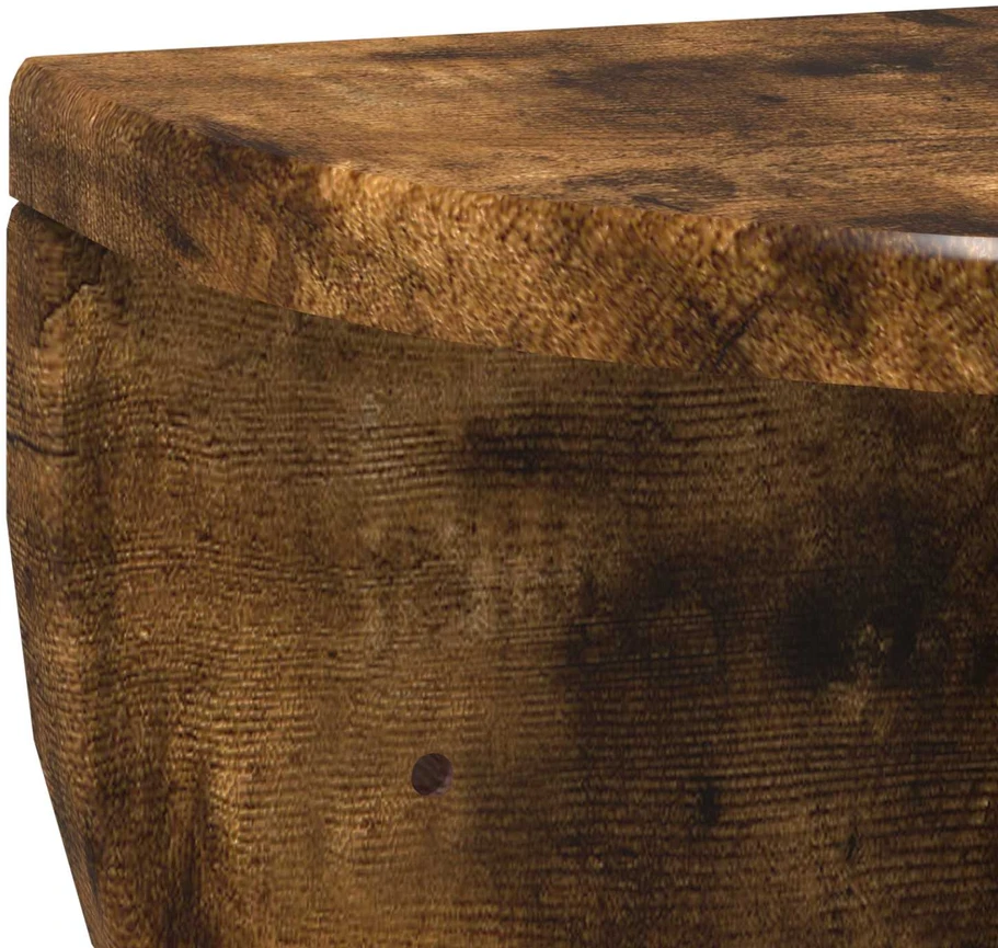 Sieninė lentyna Dūminio ąžuolo 38 x 19 x 19 cm Apdirbta mediena