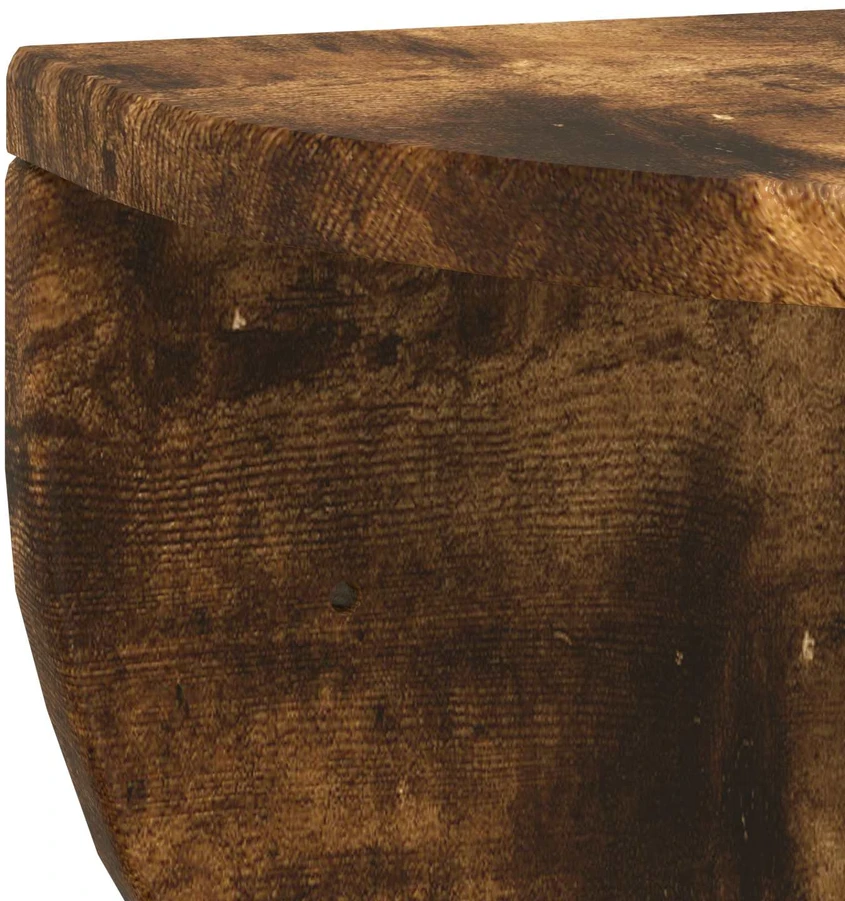 Sieninė lentyna Dūminio ąžuolo 48 x 24 x 24 cm Apdirbta mediena