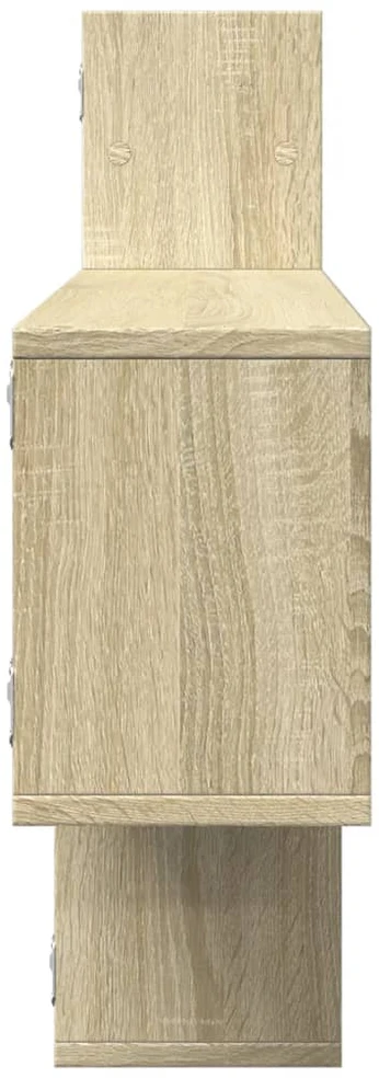Sieninė lentyna, sonoma ąžuolo, 167,5x18x68cm, apdirbta mediena