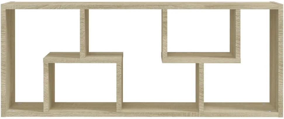 Sieninė lentyna, sonoma ąžuolo spalvos, 36x16x90cm, mediena