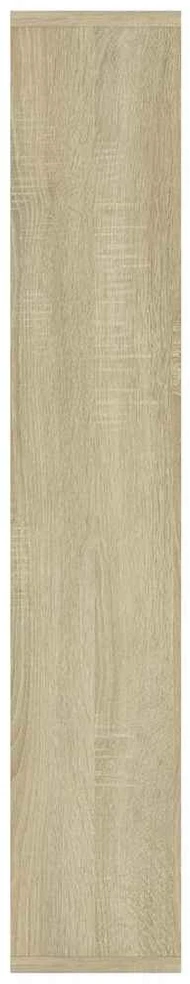 Sieninė lentyna, sonoma ąžuolo spalvos, 36x16x90cm, mediena