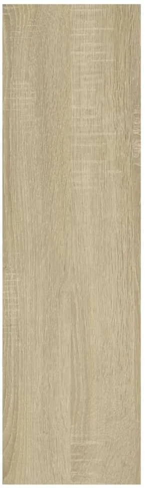 Sieninė lentyna, sonoma ąžuolo spalvos, 75x16x55cm, mediena