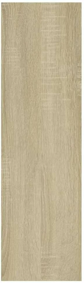 Sieninė lentyna, sonoma ąžuolo spalvos, 75x16x55cm, mediena