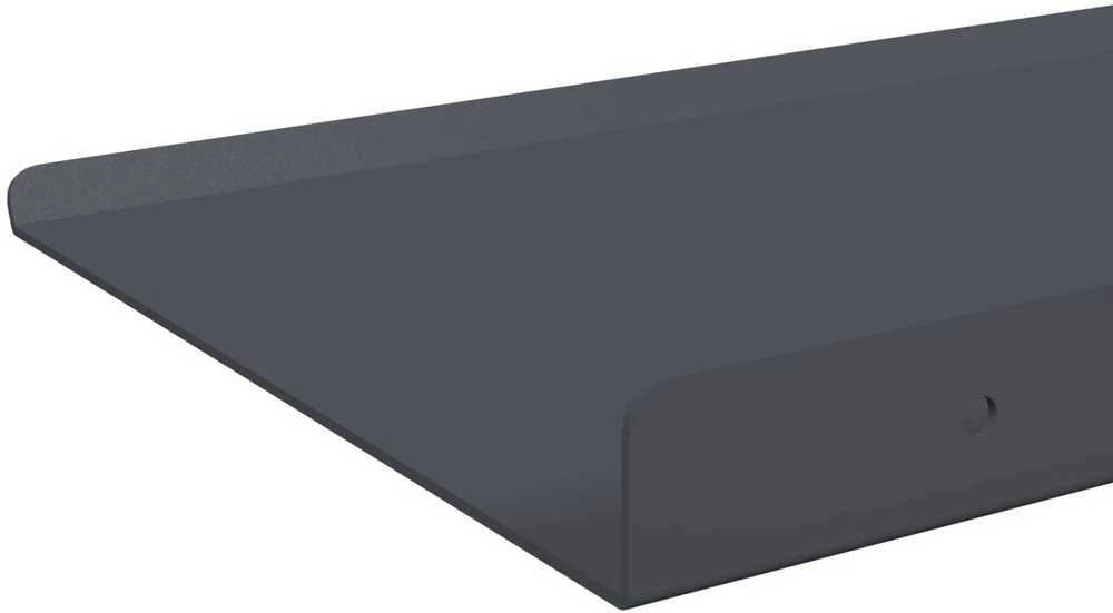 Plūduriuojanti lentyna 2 vnt. Antracitas 40 x 18 x 2,5 cm